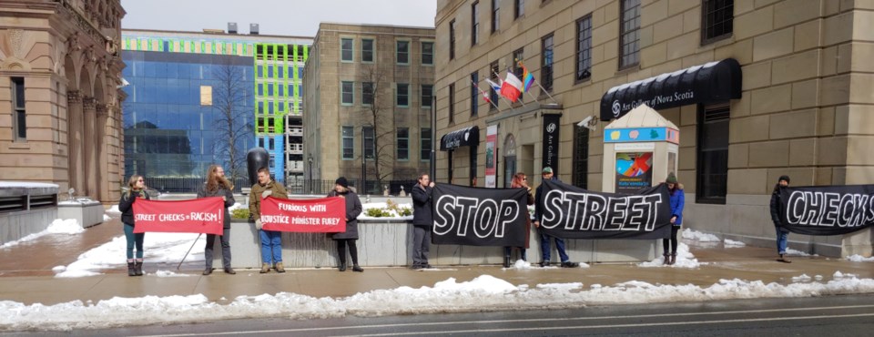 Solidarity Halifax Protest April 10th, 2019 Province House (Matthew Moore)